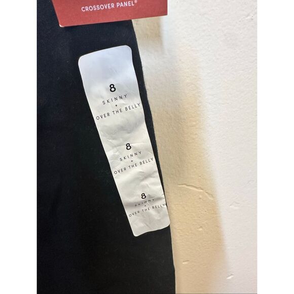 Ingrid & Isabel Black Over The Belly Skinny Maternity Jeans Size 8 - Picture 4 of 8